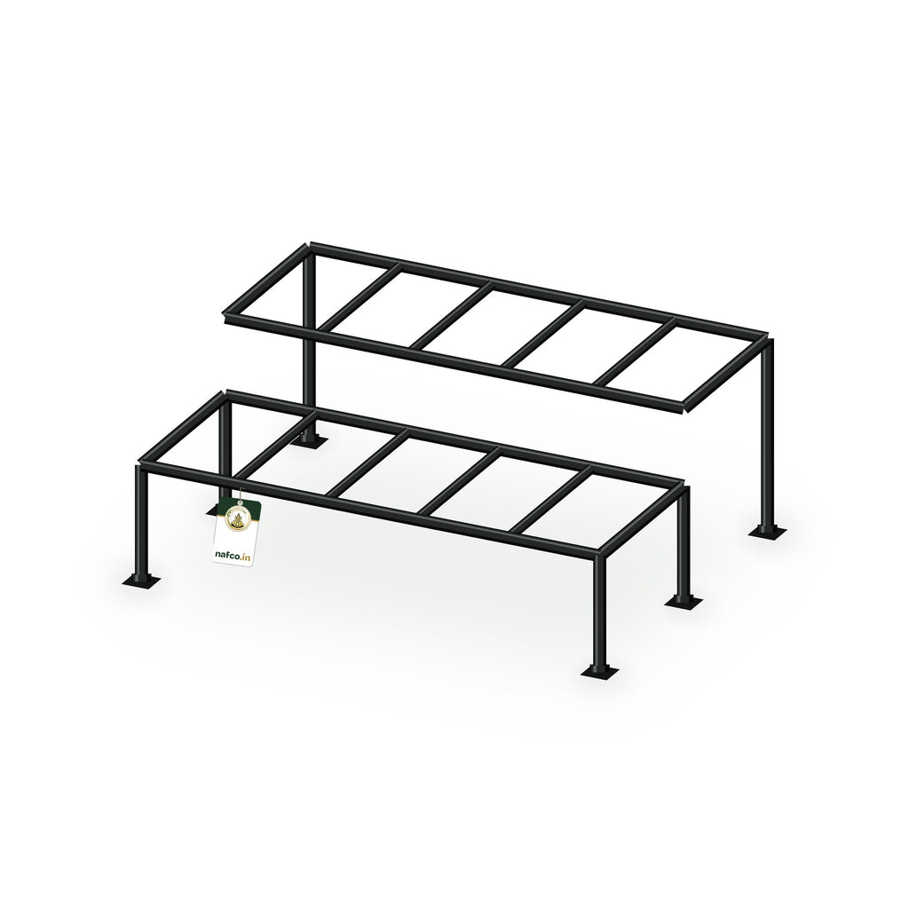 Iron Two Step Stand – 24×18×10×6 in, Sri Lakshmi Agro plant stand on a white background