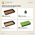 Coir Grow Mat for Microgreens – 10 × 20 inch – how to use