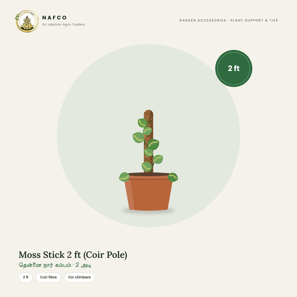 Moss Stick 2 ft (Coir Pole)