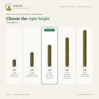Moss Stick 3 ft (Real Moss) – length guide