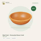 Mud Uruli – Terracotta Flower Uruli
