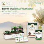 Plug & Play Self-Watering Herb Box – the kit on a terrace