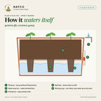 Plug & Play Self-Watering Herb Box – how the self-watering box works