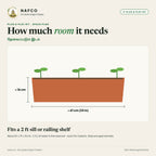 Plug & Play Self-Watering Herb Box – space needed