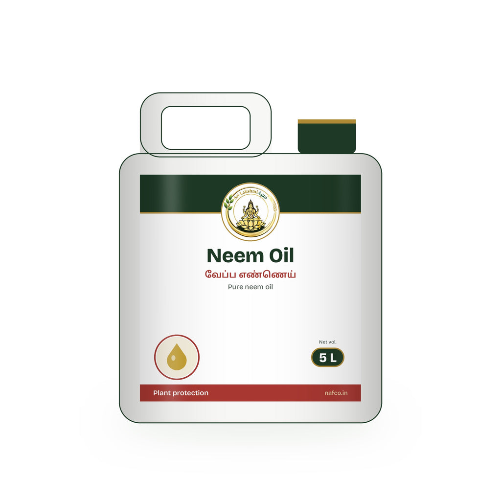 Neem Oil – 5 L in a Sri Lakshmi Agro jerry can
