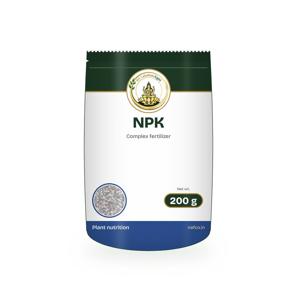 NPK – 200 g in a Sri Lakshmi Agro stand-up pouch