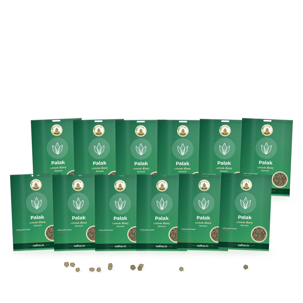 Palak Seeds – Buy 10 Get 2 Free: Sri Lakshmi Agro seed packets grouped together