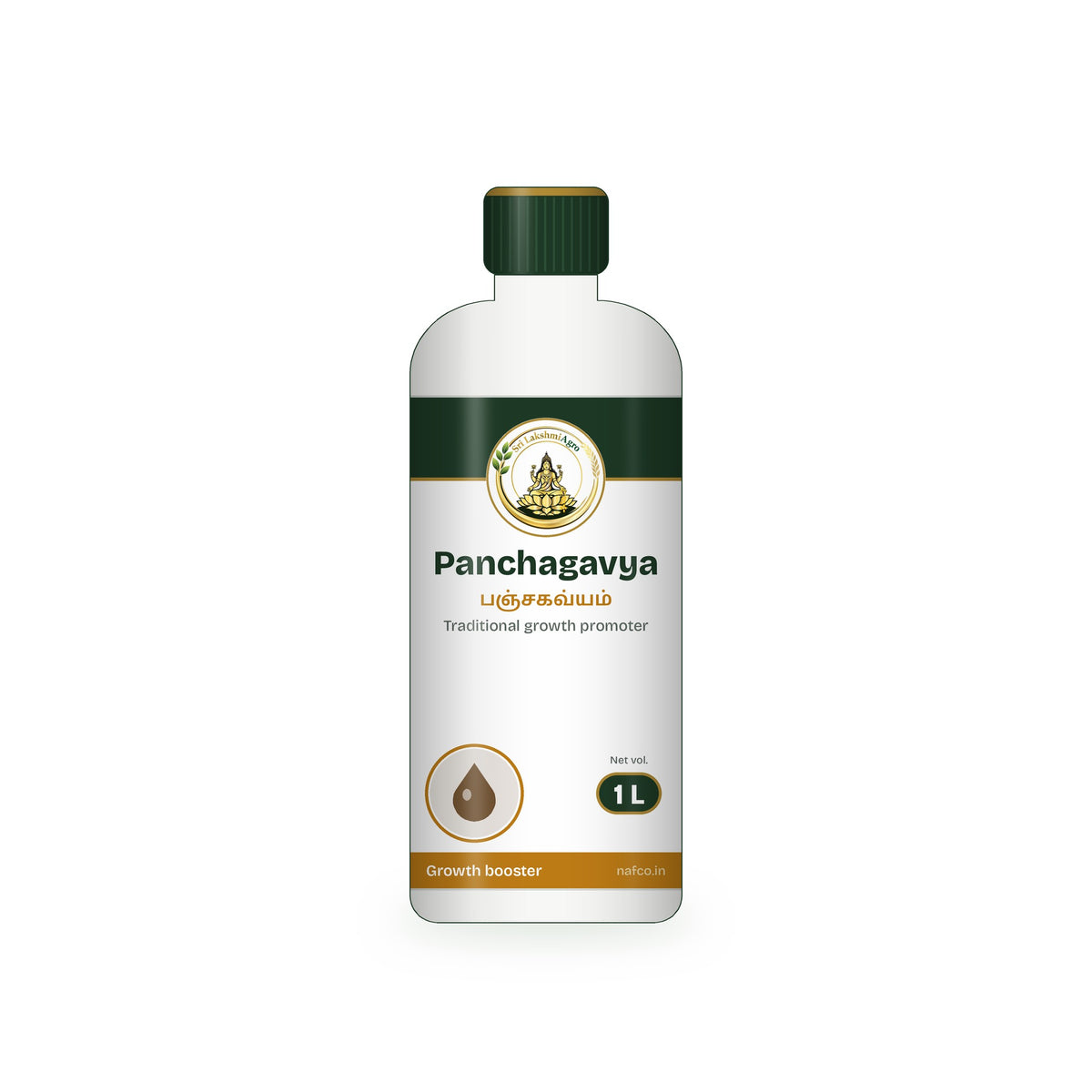 Panchagavya – 1 L in a Sri Lakshmi Agro bottle