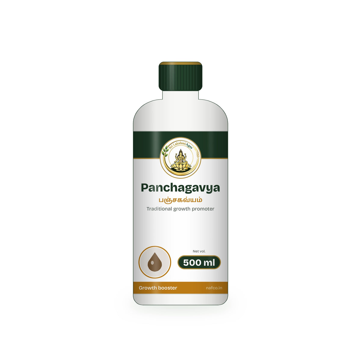 Panchagavya – 500 ml in a Sri Lakshmi Agro bottle