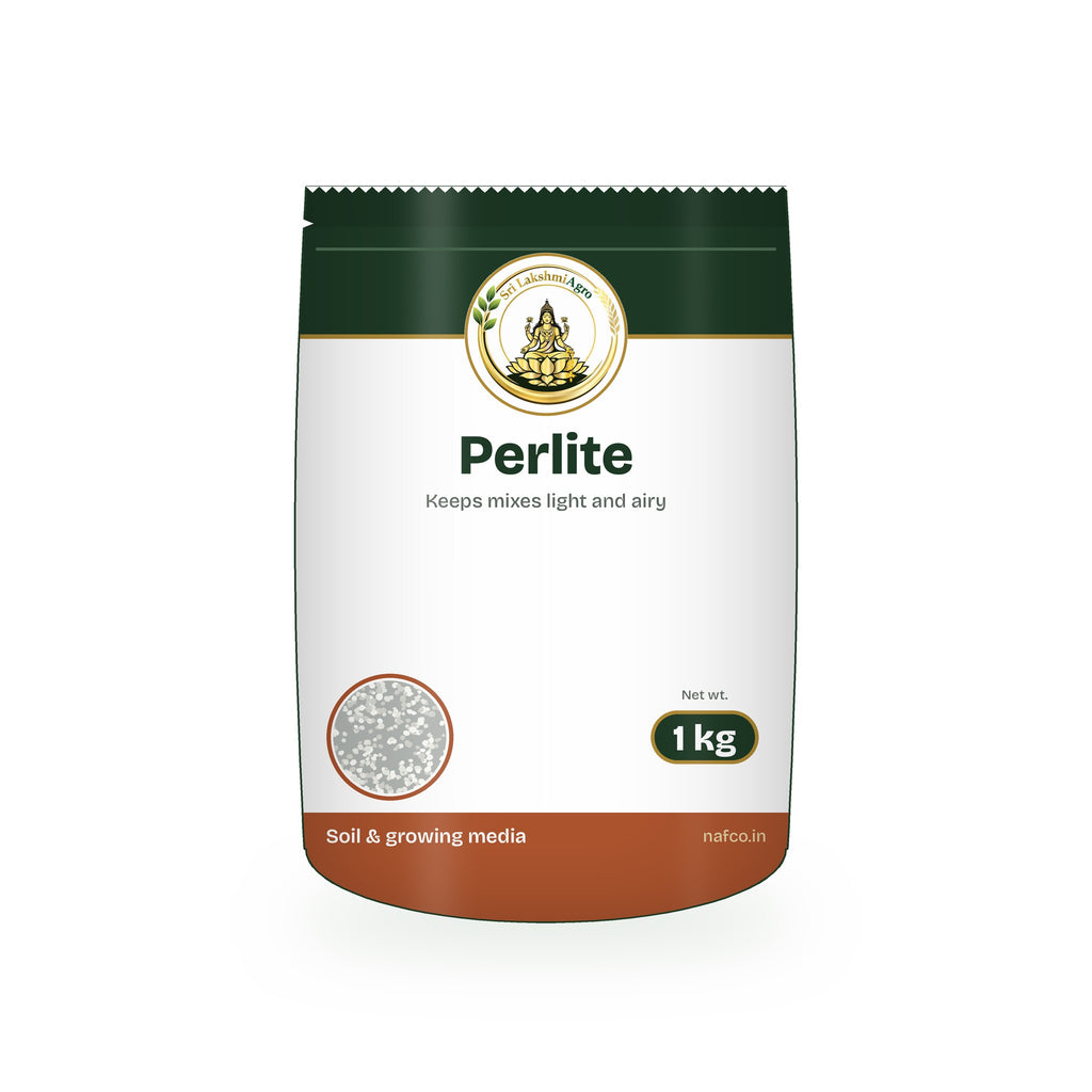 Perlite – 1 kg in a Sri Lakshmi Agro stand-up pouch