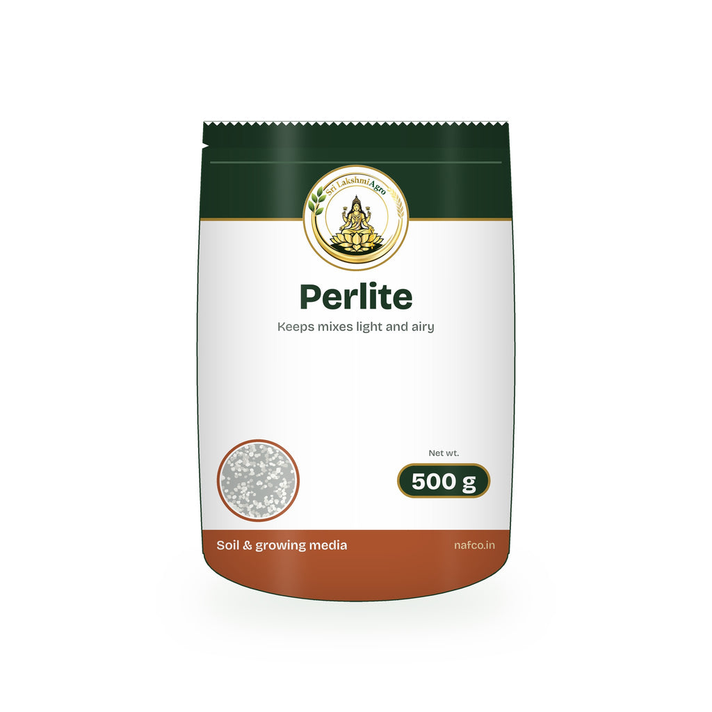 Perlite – 500 g in a Sri Lakshmi Agro stand-up pouch