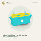 Railing Pot with Inner Pot – Self Watering