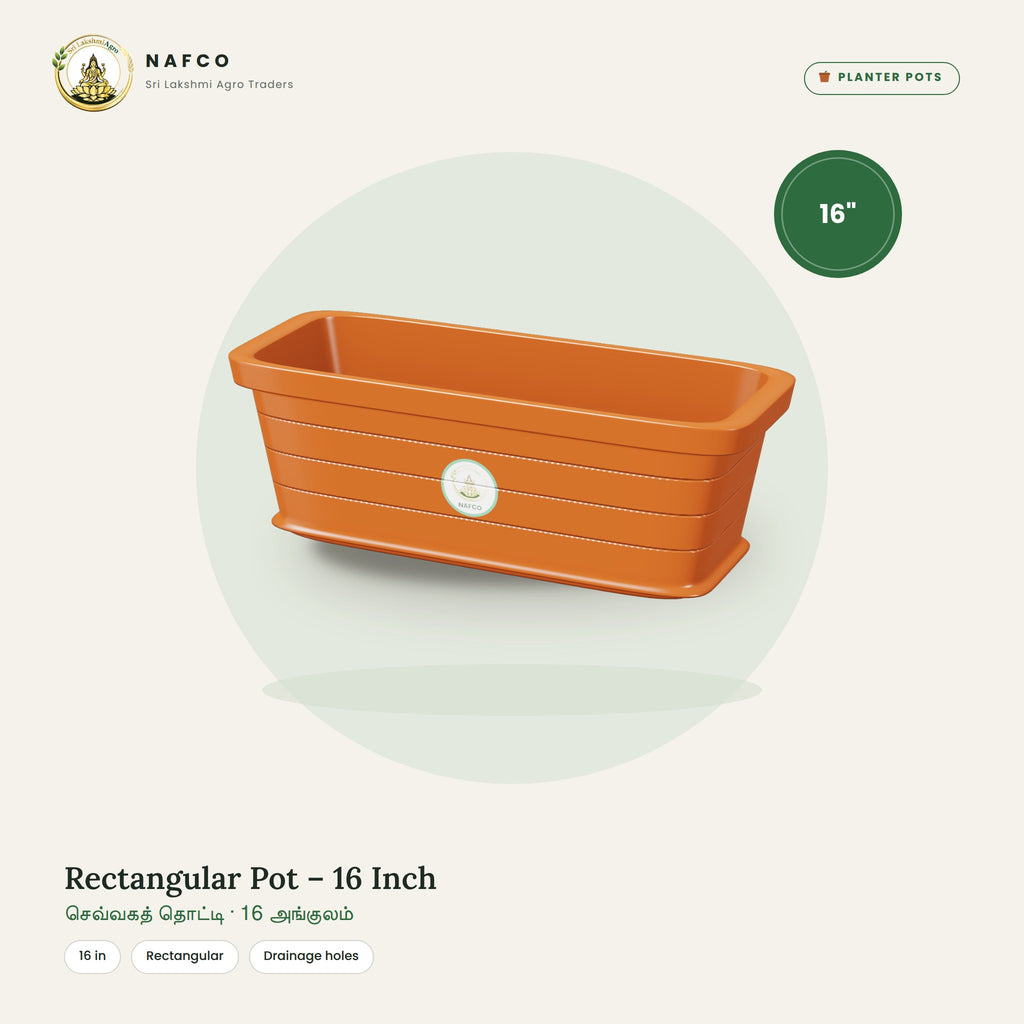 Rectangular Pot – 16 Inch