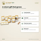 Return Gift Seed Kit – 'Thank You' Pouch – features