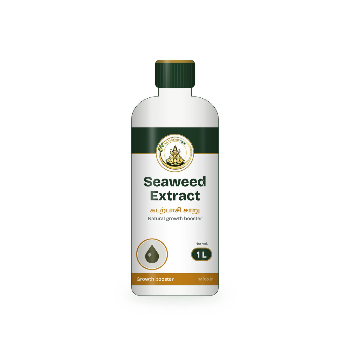 Seaweed Extract – 1 L in a Sri Lakshmi Agro bottle