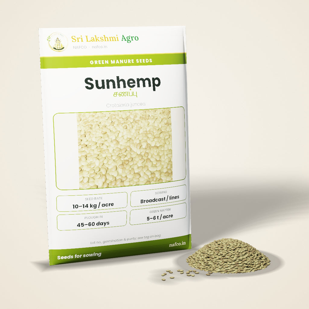 Sunhemp (Sanappu) Green Manure Seeds