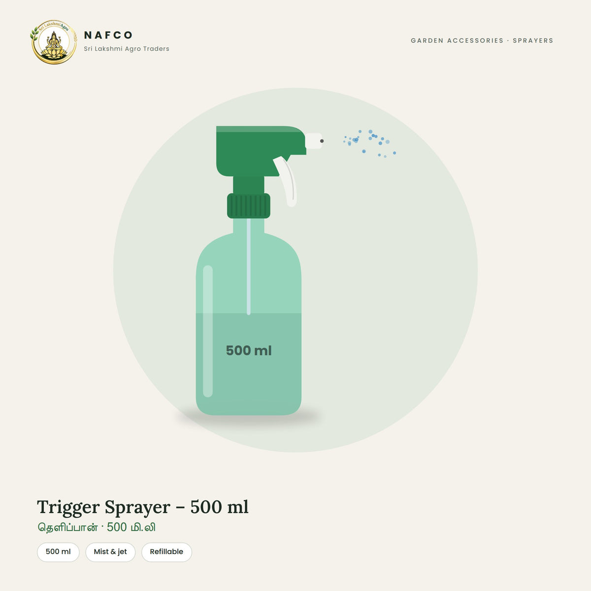Trigger Sprayer – 500 ml