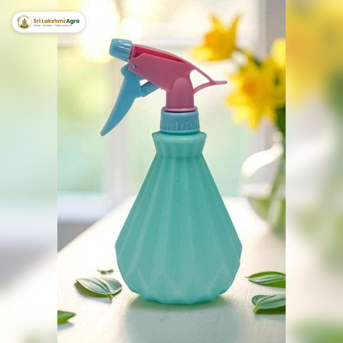 500 ml trigger spray bottle by a sunny window