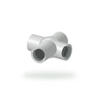 UPVC Cross (4-Way Flat) Fitting – 3/4 in, Sri Lakshmi Agro fitting on a white background