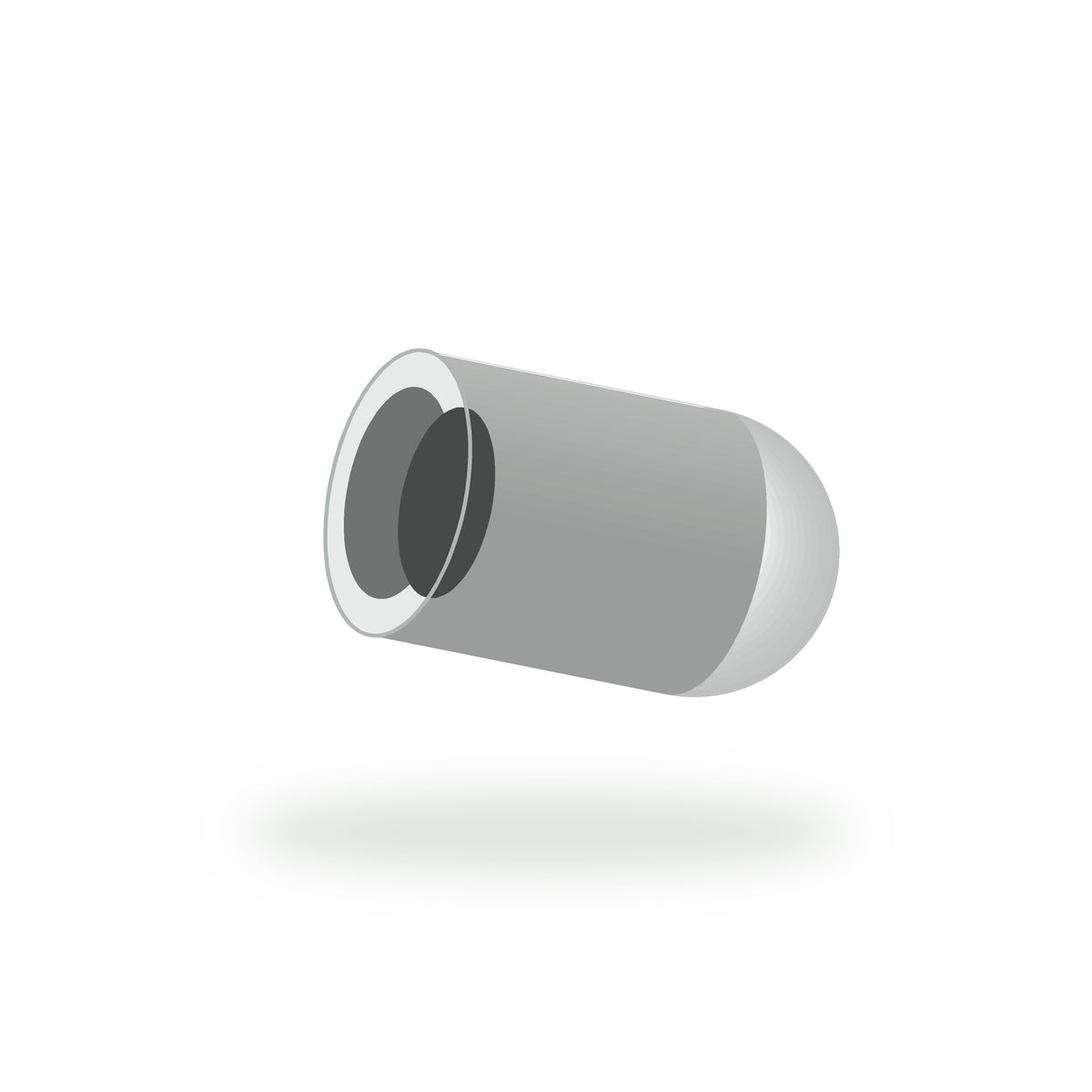 UPVC End Cap Fitting – 3/4 in, Sri Lakshmi Agro fitting on a white background