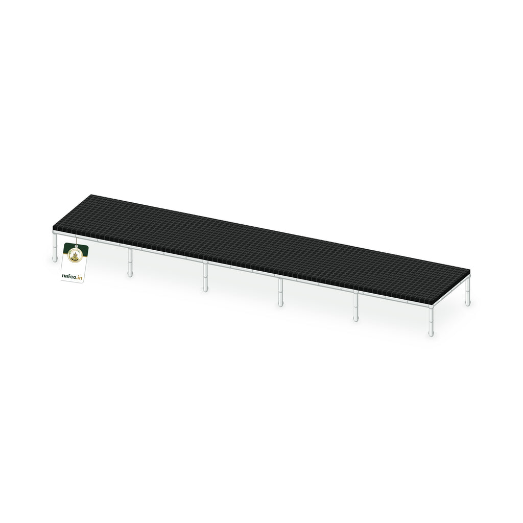 UPVC Plant Stand – 100×20×9 in (3/4 in Pipe), Sri Lakshmi Agro plant stand on a white background