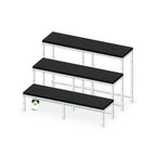 UPVC Plant Stand – 40×10×27 in, 3 Step, Sri Lakshmi Agro plant stand on a white background