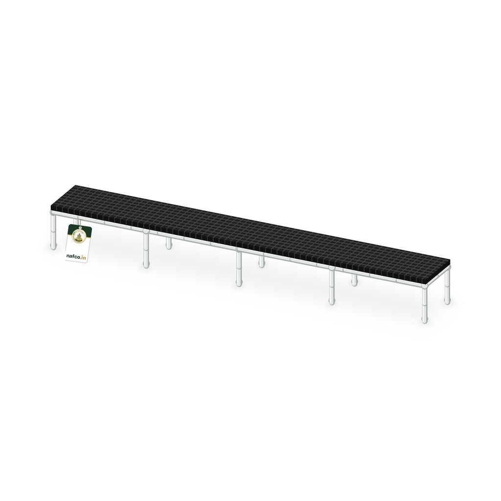 UPVC Plant Stand – 80×10×9 in (3/4 in Pipe), Sri Lakshmi Agro plant stand on a white background