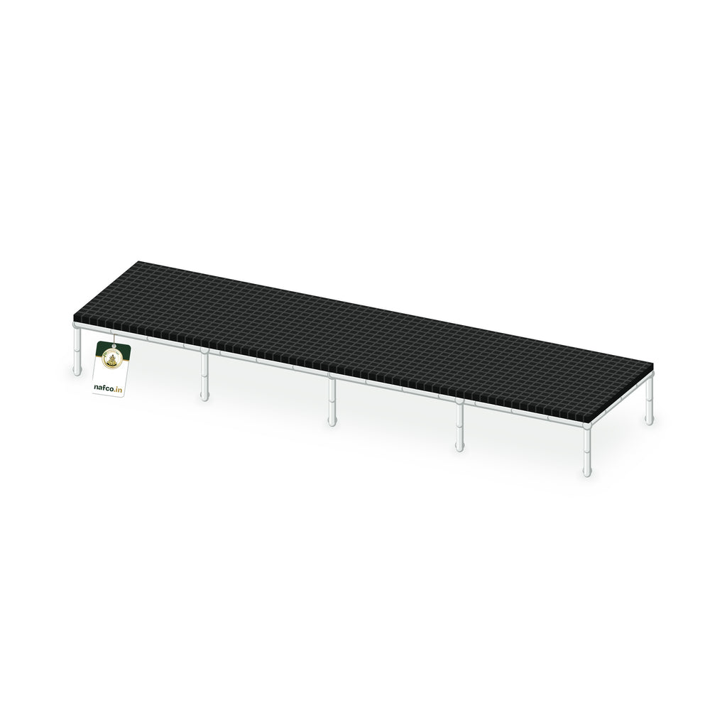 UPVC Plant Stand – 80×20×9 in (3/4 in Pipe), Sri Lakshmi Agro plant stand on a white background