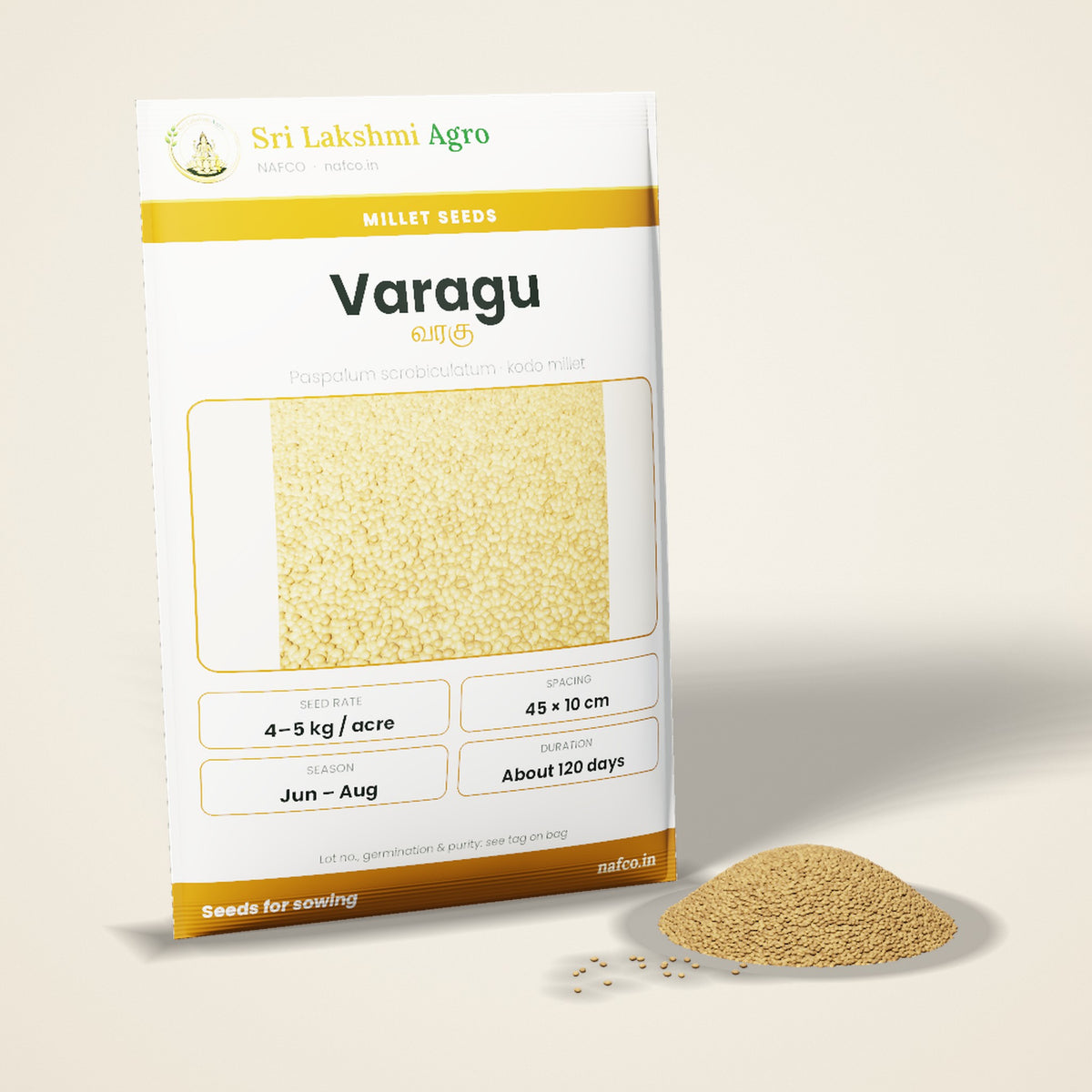 Varagu (Kodo Millet) Seeds for Sowing