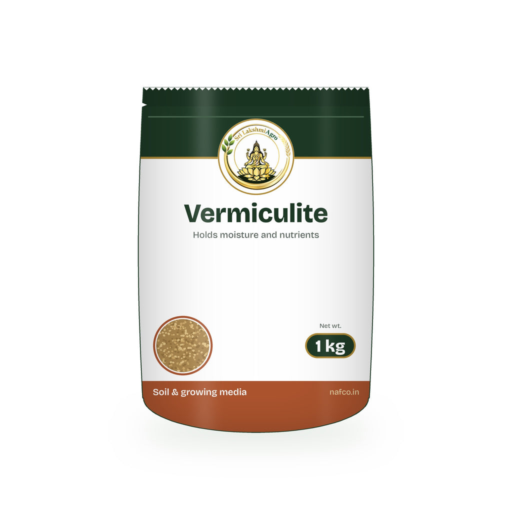Vermiculite – 1 kg in a Sri Lakshmi Agro stand-up pouch