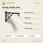 Wall Bracket for Hanging Planters – features