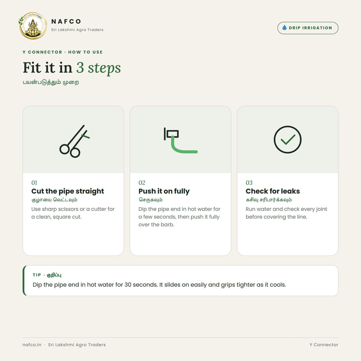 Y Connector – how to use