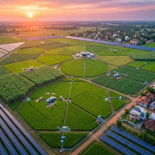Autonomous Geometric Farming