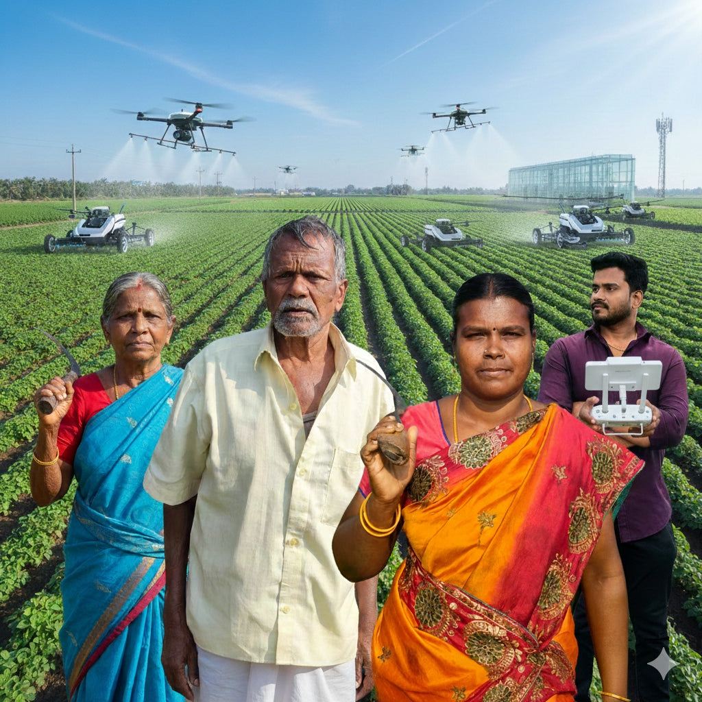 Indian Farmers and Drones